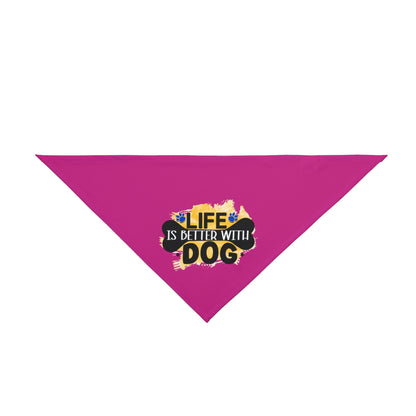 Life Is Better With Dog Bandana – Cute Gift for Shih Tzu Lovers