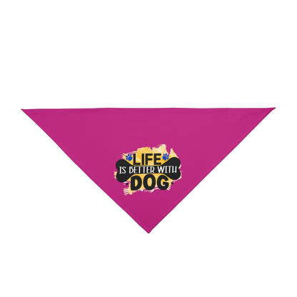 Life Is Better With Dog Bandana – Cute Gift for Shih Tzu Lovers