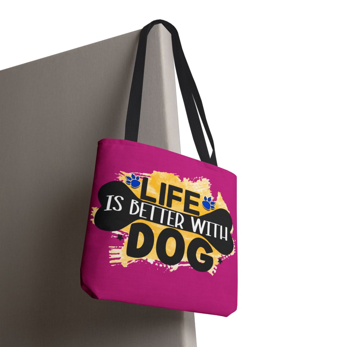 Life Is Better With Dog Tote Bag – Stylish & Durable for Dog Lovers