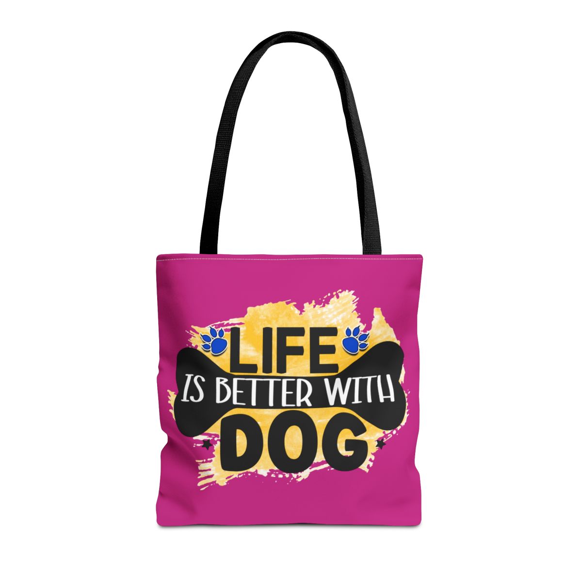 Life Is Better With Dog Tote Bag – Stylish & Durable for Dog Lovers