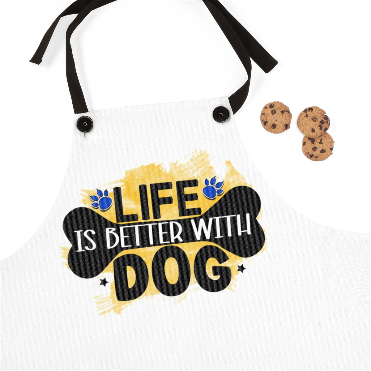 Life Is Better With Dog Apron – Cute Gift for Dog Lovers and Owners
