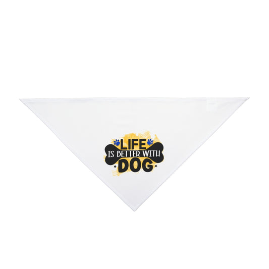Life Is Better With Dog Bandana – Cute Gift for Shih Tzu Lovers