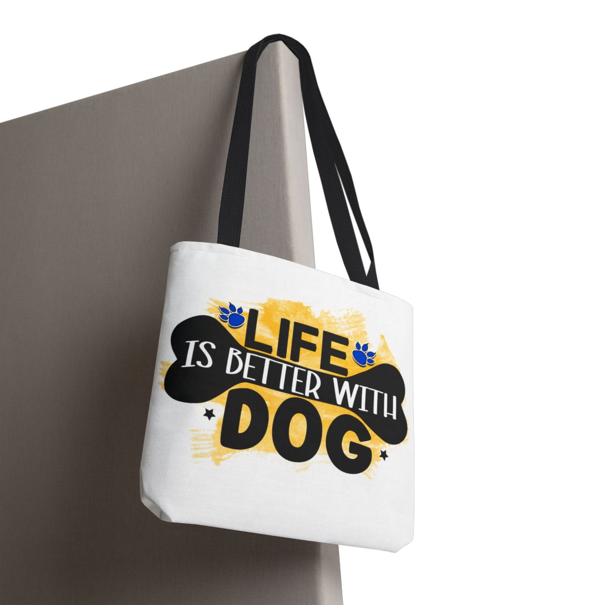 Life Is Better With Dog Tote Bag – Stylish & Durable for Dog Lovers