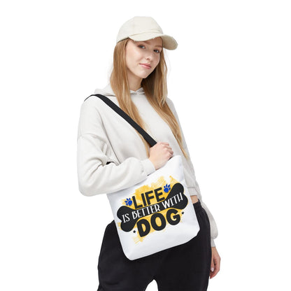 Life Is Better With Dog Tote Bag – Stylish & Durable for Dog Lovers