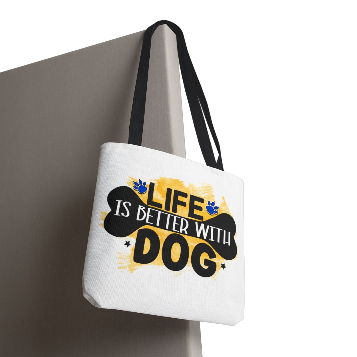 Life Is Better With Dog Tote Bag – Stylish & Durable for Dog Lovers