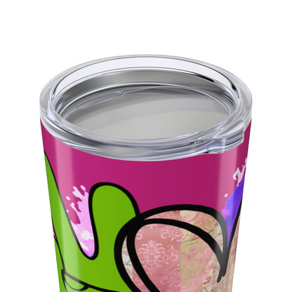 Peace Love Dogs Tumbler - 20oz Insulated Cup, Gift for Dog Lovers
