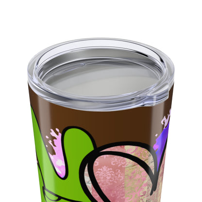 Peace Love Dogs Tumbler - 20oz Insulated Cup, Gift for Dog Lovers