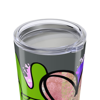Peace Love Dogs Tumbler - 20oz Insulated Cup, Gift for Dog Lovers