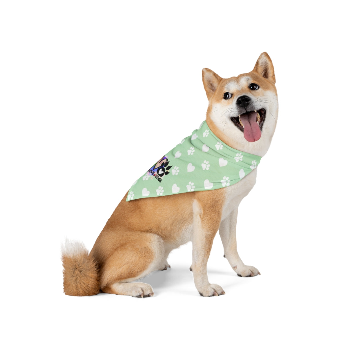 Peace Love Dogs Bandana – Stylish Gift for Shih Tzu Lovers & Owners