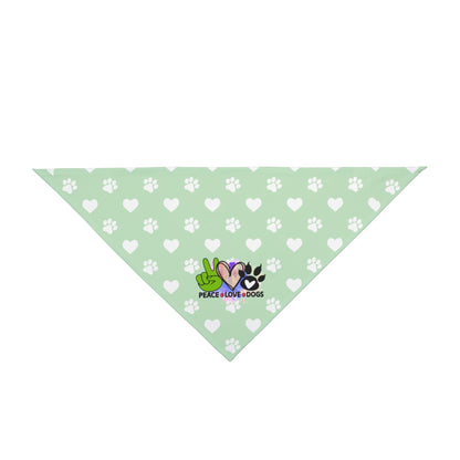 Peace Love Dogs Bandana – Stylish Gift for Shih Tzu Lovers & Owners