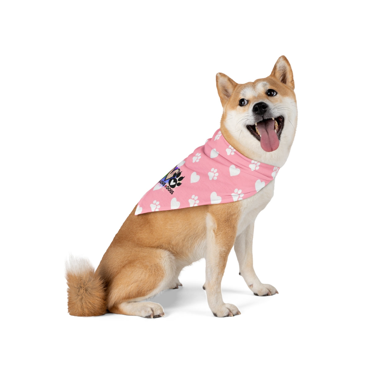 Peace Love Dogs Bandana – Stylish Gift for Shih Tzu Lovers & Owners