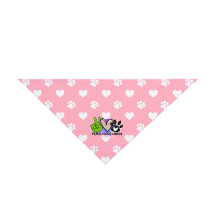 Peace Love Dogs Bandana – Stylish Gift for Shih Tzu Lovers & Owners