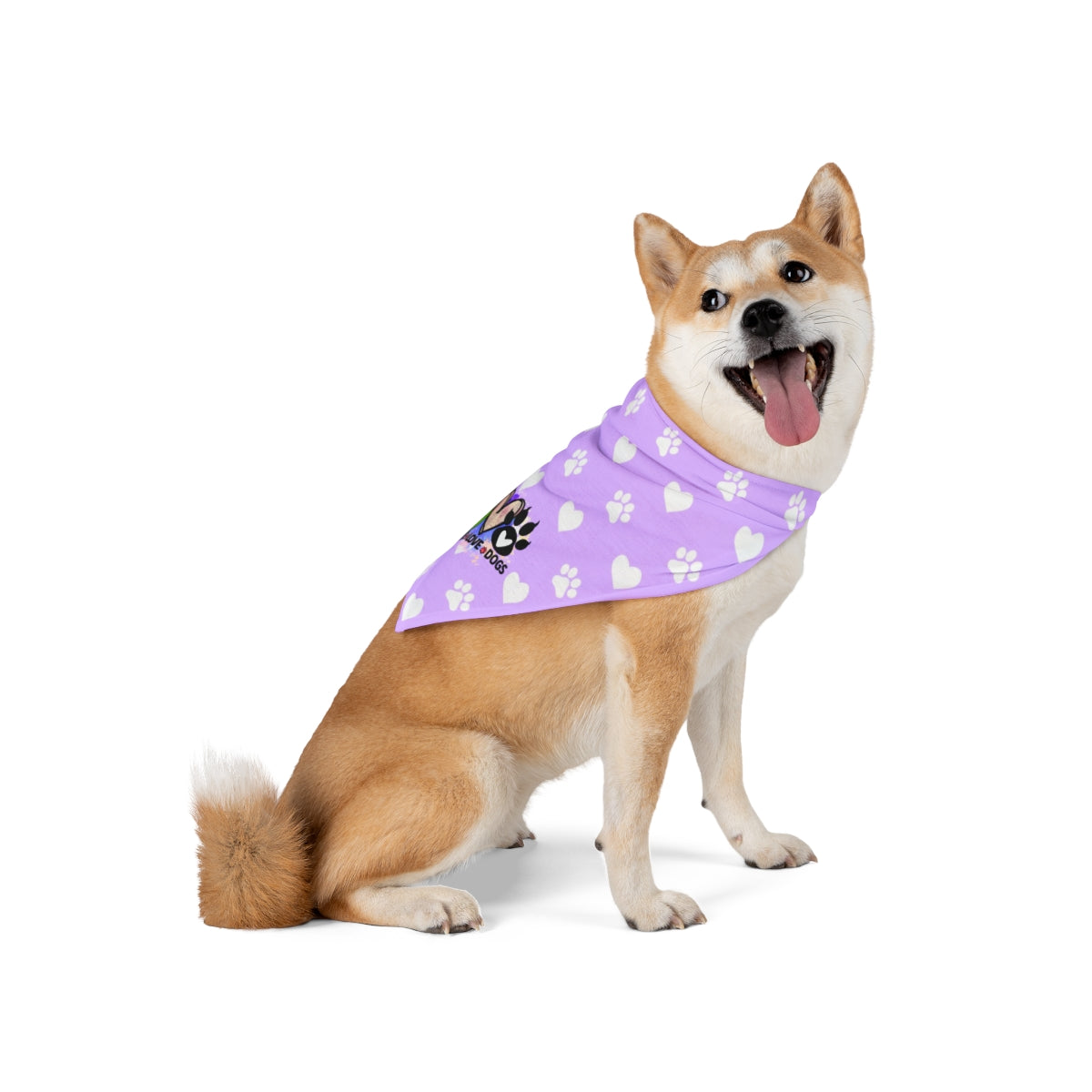 Peace Love Dogs Bandana – Stylish Gift for Shih Tzu Lovers & Owners