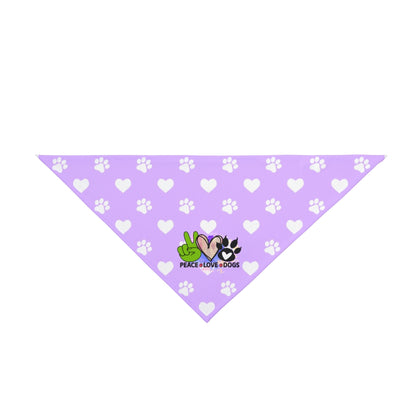 Peace Love Dogs Bandana – Stylish Gift for Shih Tzu Lovers & Owners