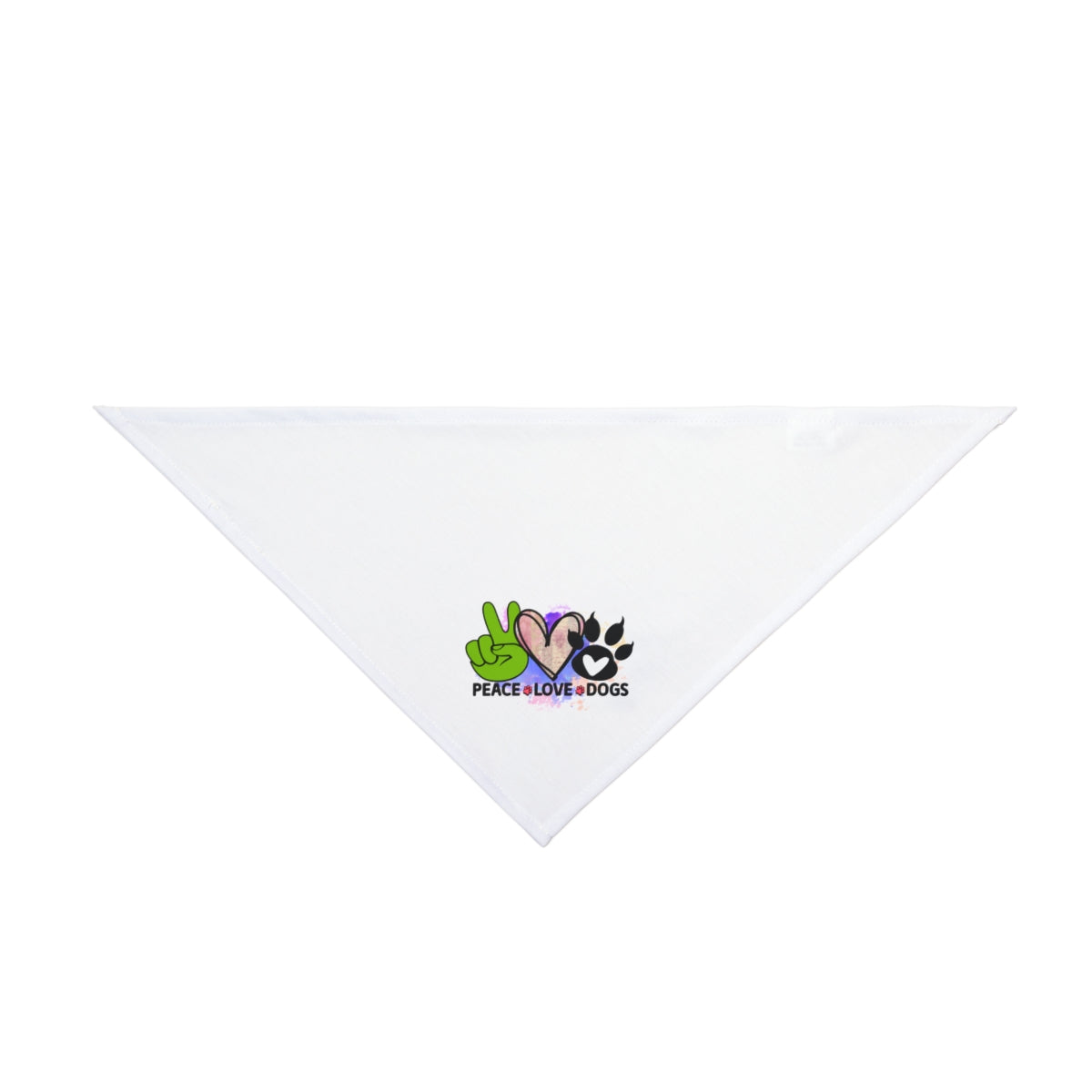Peace Love Dogs Bandana – Stylish Gift for Shih Tzu Lovers & Owners