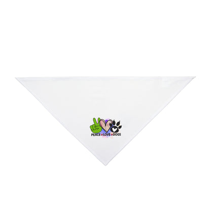 Peace Love Dogs Bandana – Stylish Gift for Shih Tzu Lovers & Owners