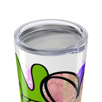 Peace Love Dogs Tumbler - 20oz Insulated Cup, Gift for Dog Lovers