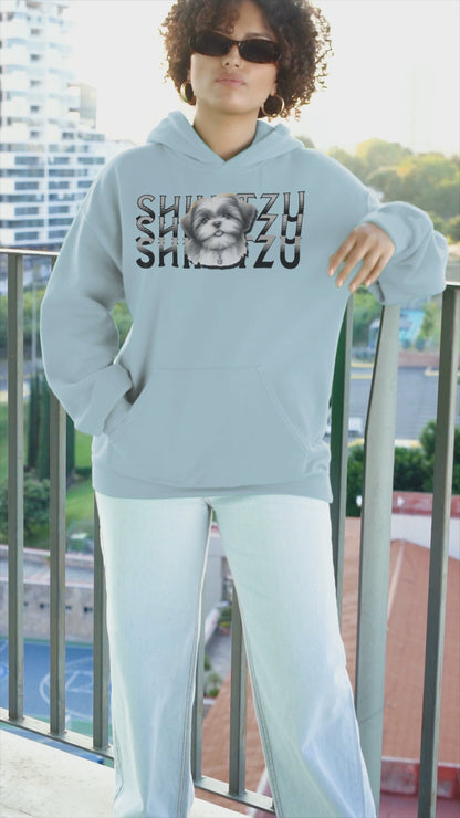 Shih Tzu Stack Hoodie - Cozy Gift for Shih Tzu Lovers, Moms, and Sisters