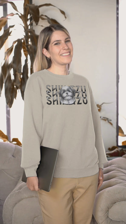 Adorable Shih Tzu Stack Sweatshirt – Perfect Gift for Dog Lovers