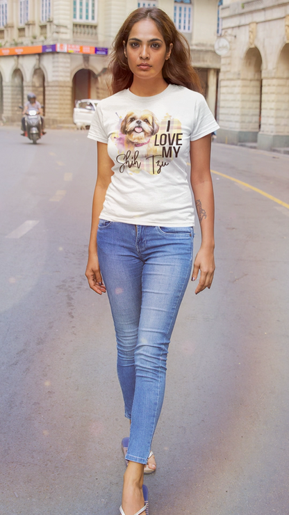 I Love My Shih Tzu T-Shirt – Perfect Gift for Shih Tzu Lovers