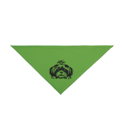 Shih-Tzu-Black-and White-white-Pet Bandana - Shih Tzu Gifts