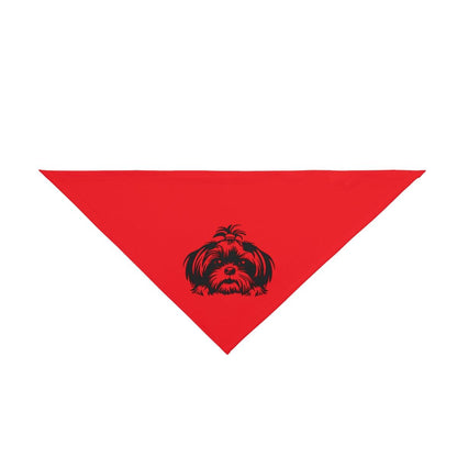 Shih-Tzu-Black-and White-white-Pet Bandana - Shih Tzu Gifts