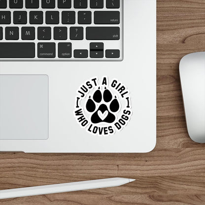 Just a Girl Who Loves Dogs Stickers