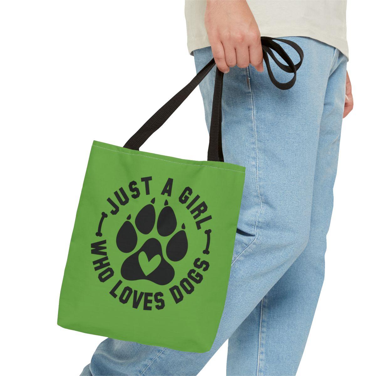 Just a Girl Who Loves Dogs Tote Bag