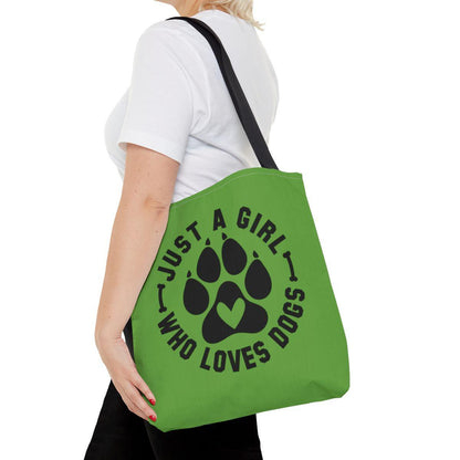 Just a Girl Who Loves Dogs Tote Bag