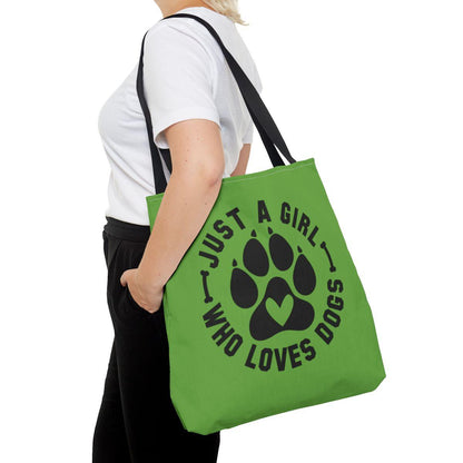 Just a Girl Who Loves Dogs Tote Bag