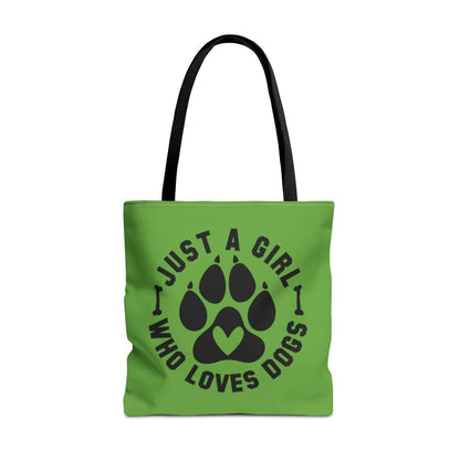 Just a Girl Who Loves Dogs Tote Bag