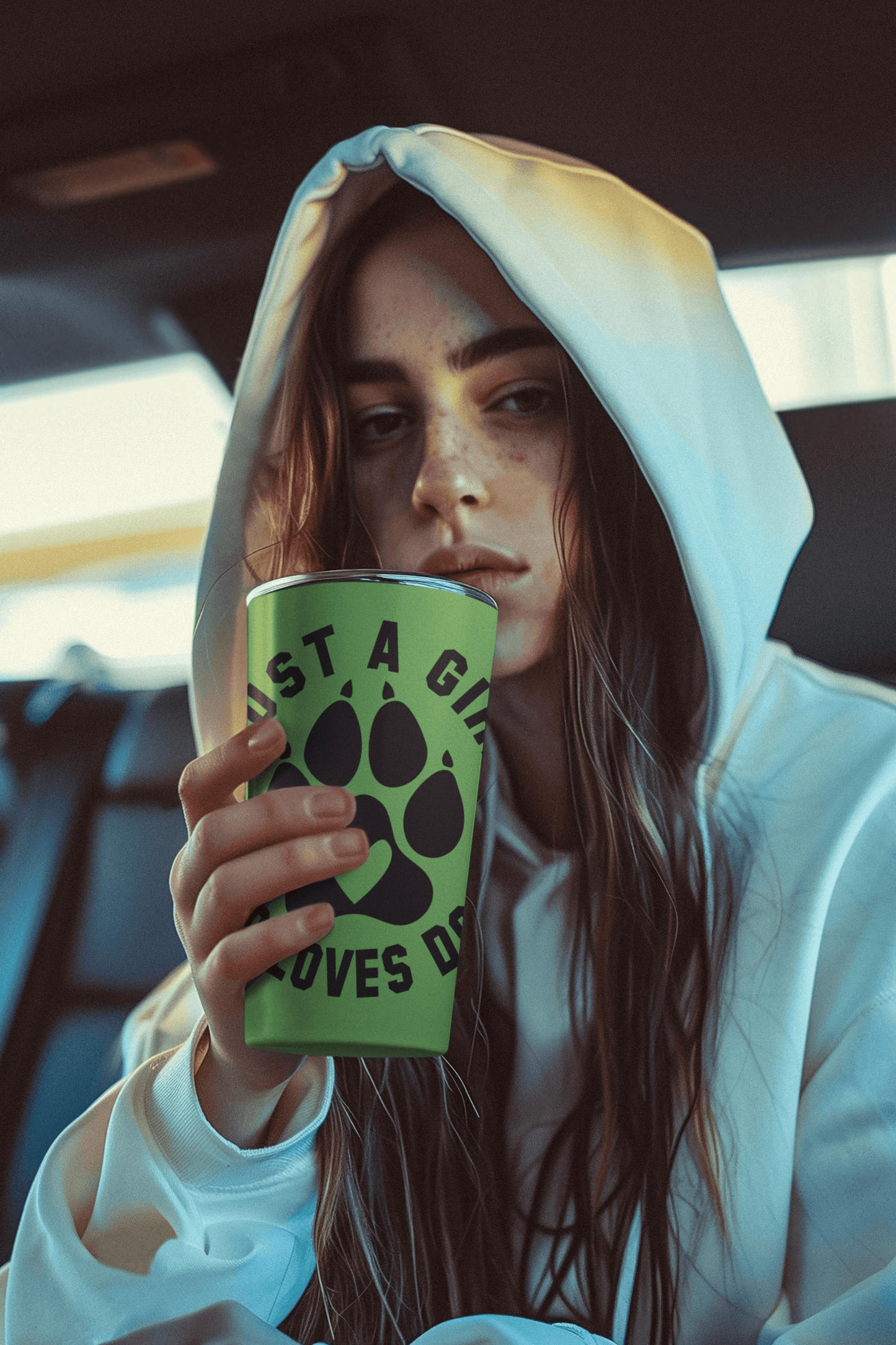 Just a Girl Who Loves Dogs Tumbler