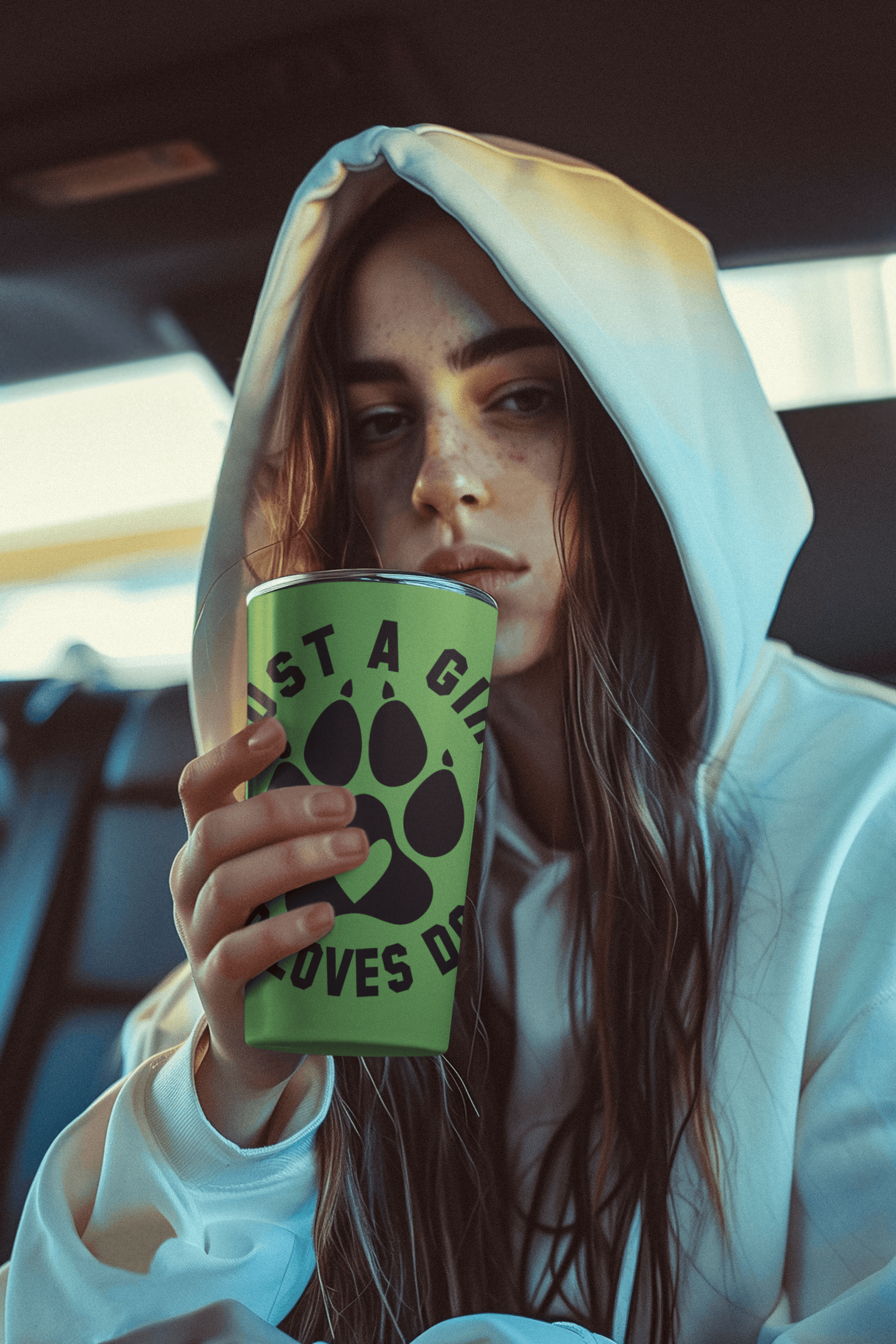 Just a Girl Who Loves Dogs Tumbler