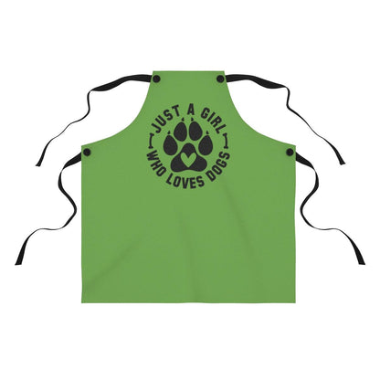 Just Girl Who Loves Dogs Apron – Perfect Gift for Dog Lovers