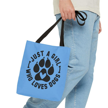 Just a Girl Who Loves Dogs Tote Bag