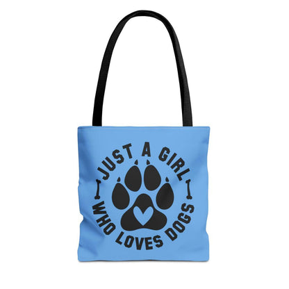 Just a Girl Who Loves Dogs Tote Bag