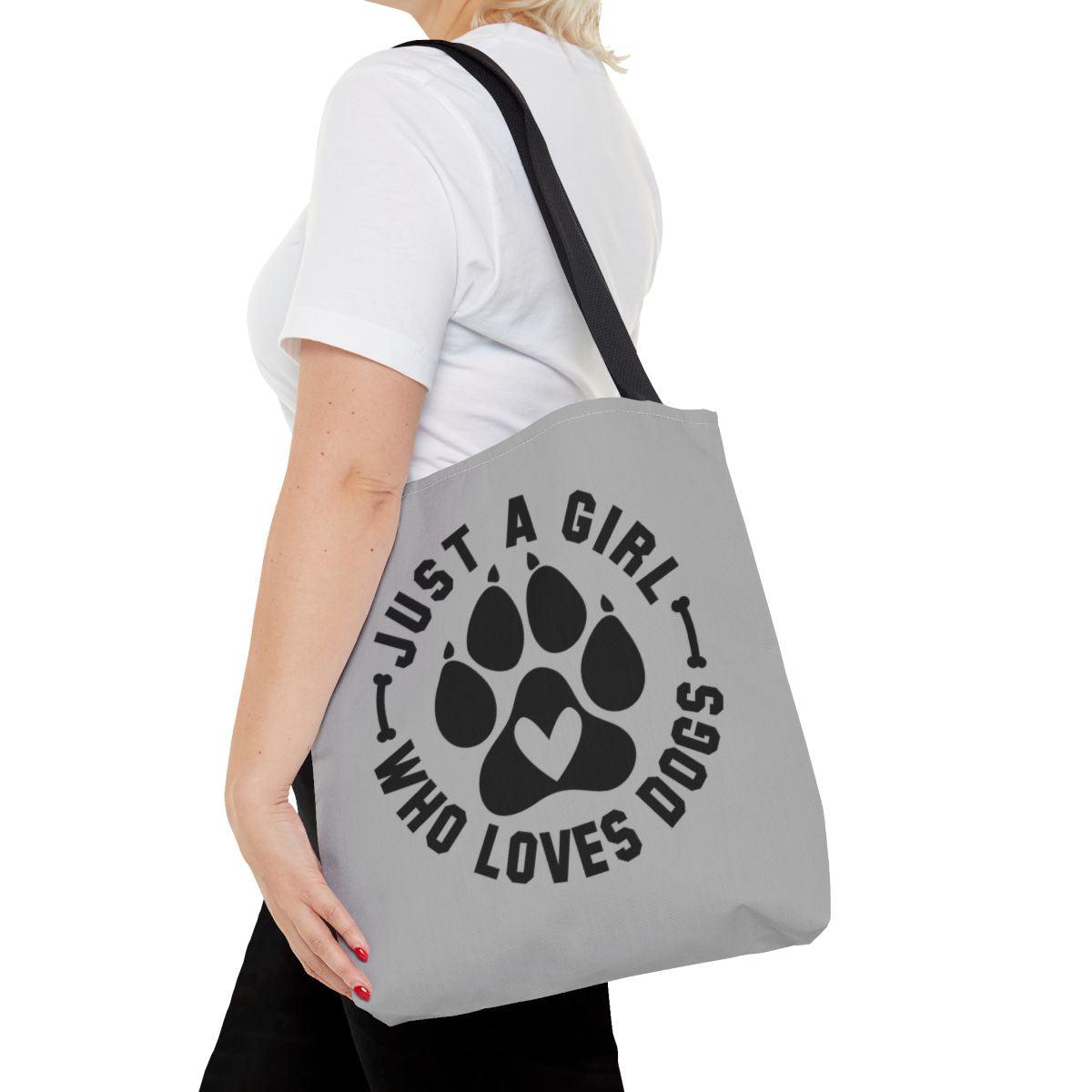 Just a Girl Who Loves Dogs Tote Bag