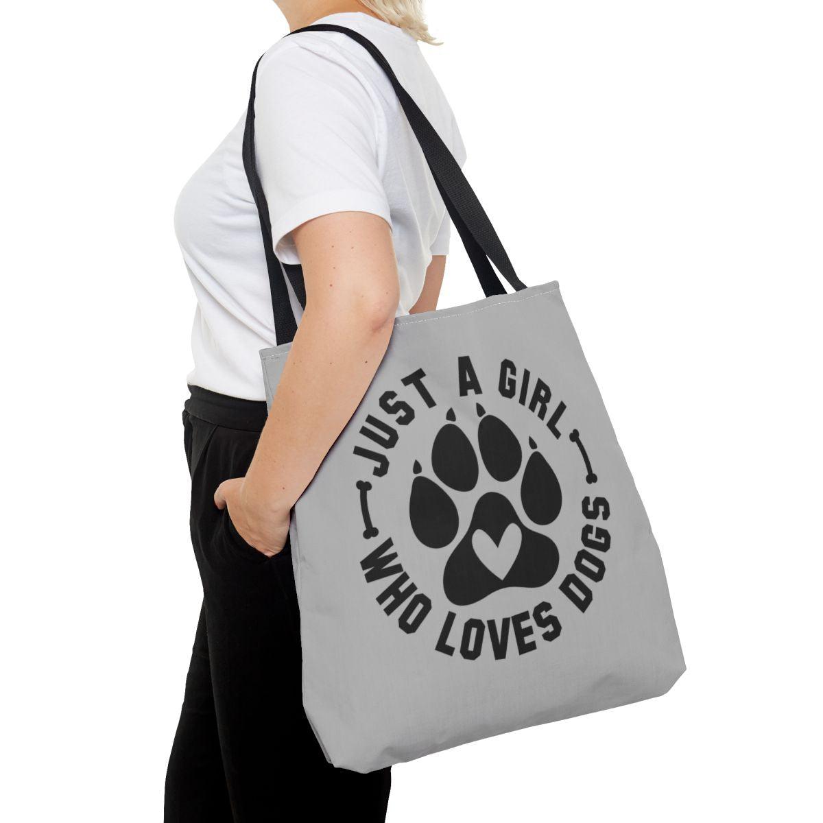 Just a Girl Who Loves Dogs Tote Bag