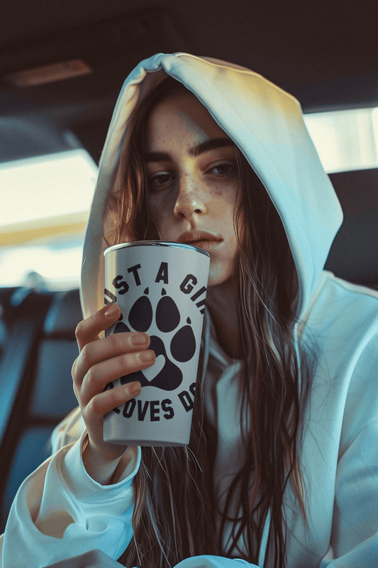 Just a Girl Who Loves Dogs Tumbler