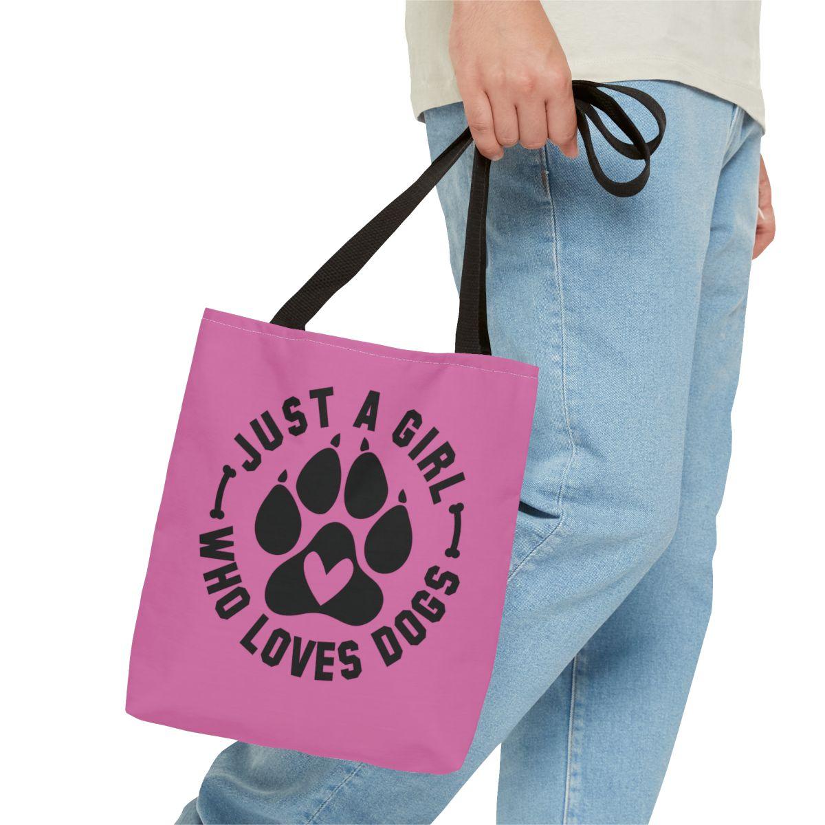 Just a Girl Who Loves Dogs Tote Bag