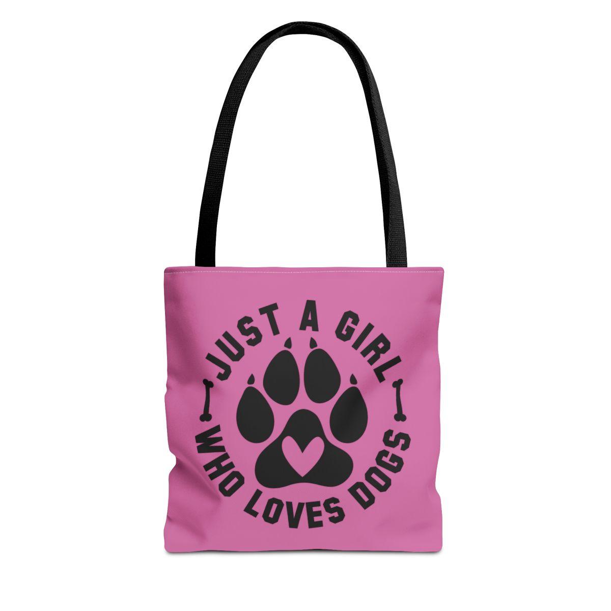 Just a Girl Who Loves Dogs Tote Bag