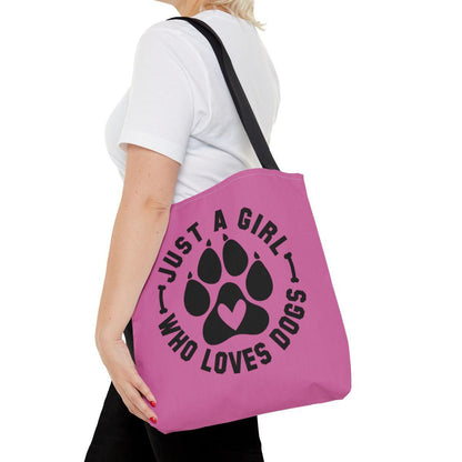 Just a Girl Who Loves Dogs Tote Bag