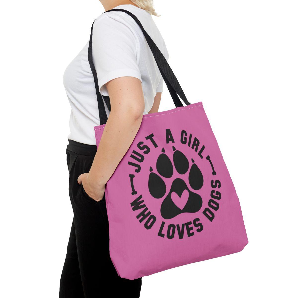 Just a Girl Who Loves Dogs Tote Bag