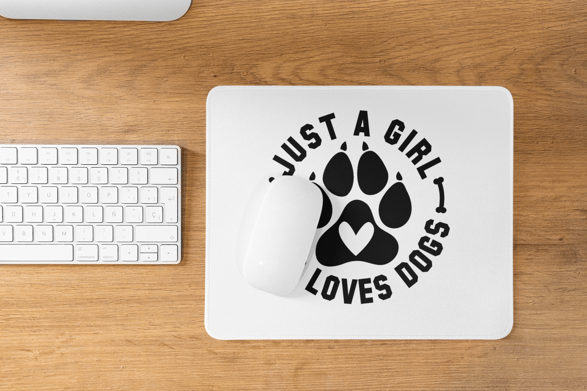 Just a Girl Who Loves Dogs Mouse Pad