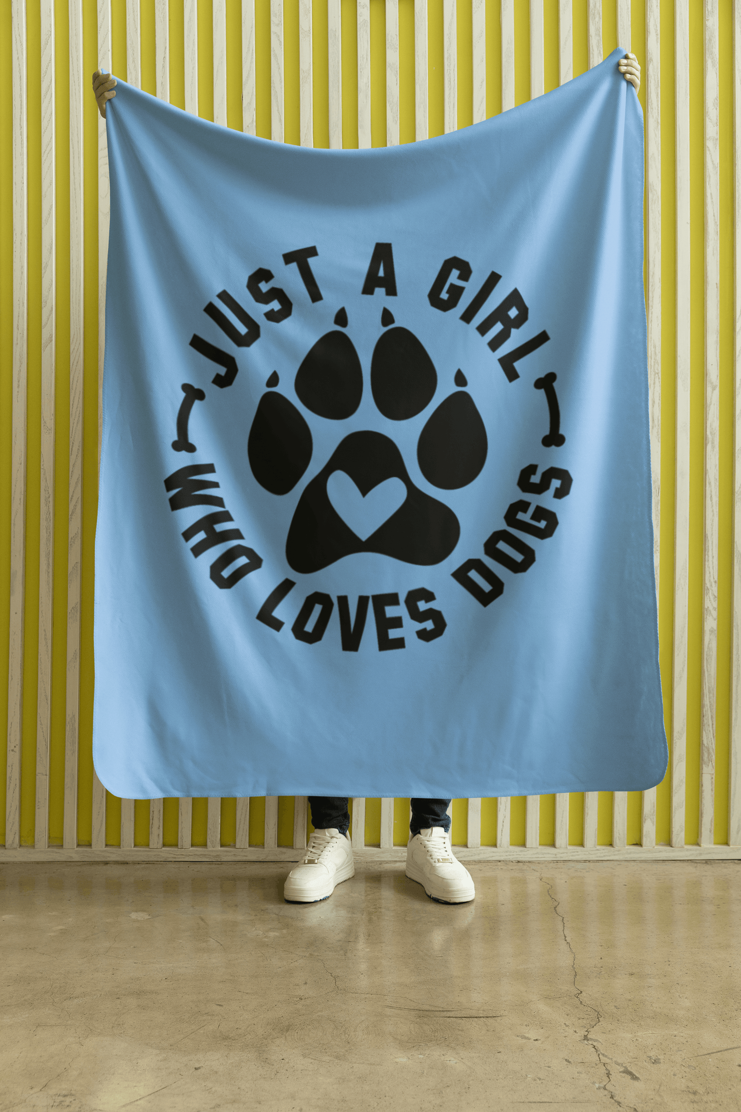 Just a Girl Who Loves Dogs Blanket
