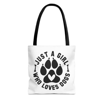 Just a Girl Who Loves Dogs Tote Bag