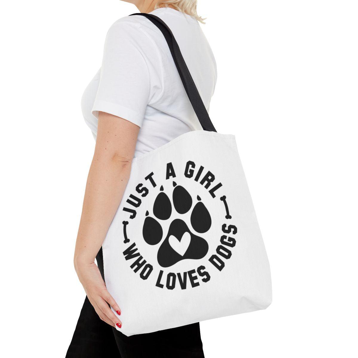 Just a Girl Who Loves Dogs Tote Bag