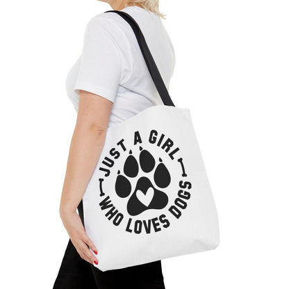 Just a Girl Who Loves Dogs Tote Bag