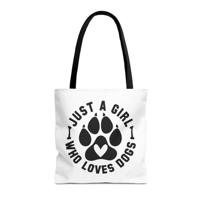 Just a Girl Who Loves Dogs Tote Bag
