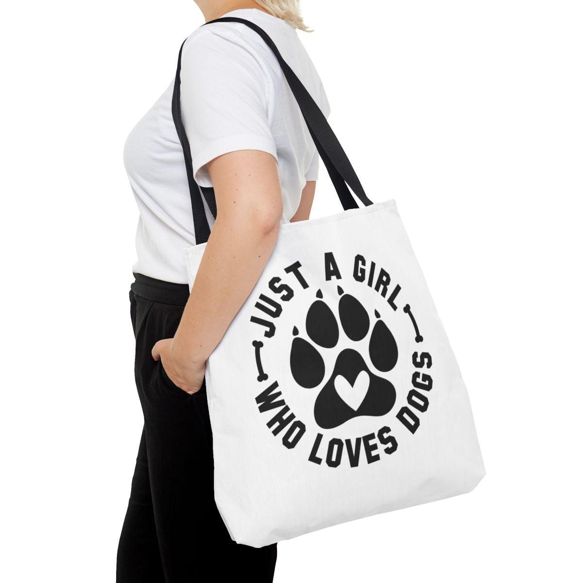Just a Girl Who Loves Dogs Tote Bag